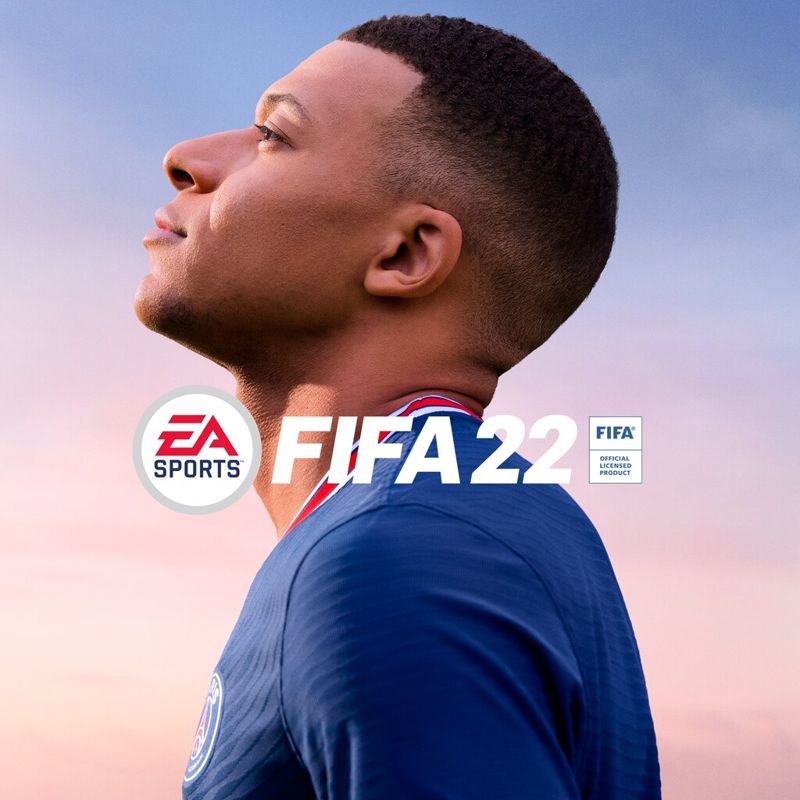 FIFA 22 box art for Playstation 4